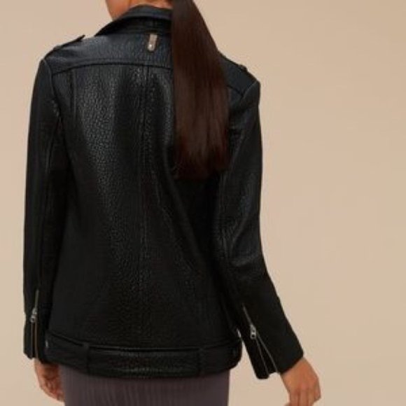 RARE: Mackage x Aritzia Leather Jacket (XS/S) - Selene / Long Rumour - Picture 6 of 6